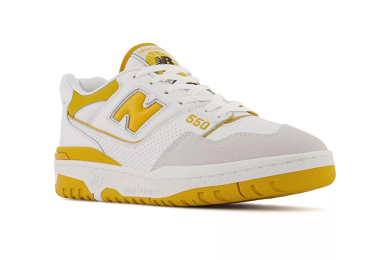 New balance 550s yellow clearance